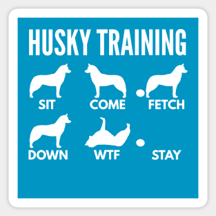 Husky Training Husky Dog Tricks Sticker